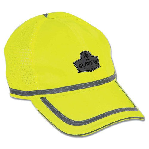 8930 Lime Hi-Vis BasebaLL Cap - Exact Tool & Supply