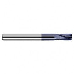 0.1562″ (5/32″) Cutter Diameter × 0.6250″ (5/8″) Flute Length Carbide Flat Bottom Counterbore, 4 Flutes, AlTiN Coated - Exact Tool & Supply