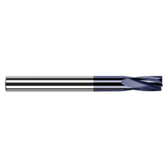 0.0469″ (3/64″) Cutter Diameter × 0.1880″ Flute Length Carbide Flat Bottom Counterbore, 4 Flutes, AlTiN Coated - Exact Tool & Supply