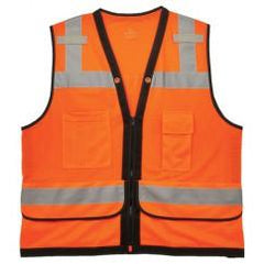 8253HDZ L/XL ORANGE SURVEYORS VEST - Exact Tool & Supply