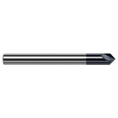 Engraving Cutters - 0.1875″ (3/16″) Shank Diameter × 30° included Carbide Marking Cutter, 2 Flute, AlTiN Coated - Exact Tool & Supply