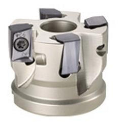 Heli Do Indexable Face Mill-2.5" Dia; 1" Bore Dia - Exact Tool & Supply