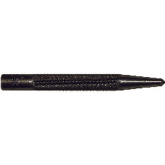 Mayhew Center Punch - 3/8″ Hex × 4 1/2″ Overall Length - Exact Tool & Supply
