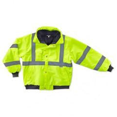 8380 XL LIME BOMBER JACKET - Exact Tool & Supply