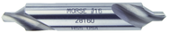 Size 17; 7/32 Drill Dia x 3-1/4 OAL 60° HSS Combined Drill & Countersink - Exact Tool & Supply