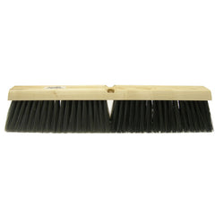 24″ - Black Medium Sweeping Broom Without Handle - Exact Tool & Supply