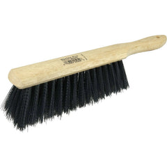 8″ - Black Synthetic Counter Dusters / Oil / Water Resistant Industrial Hand Brush - Exact Tool & Supply