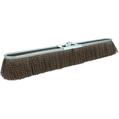 18″ Vortec Pro Coarse Sweep Strip Broom, Brown Polypropylene Fill - Exact Tool & Supply