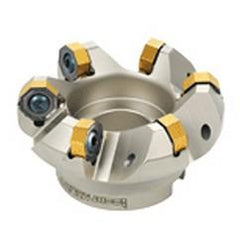 Heli Do Indexable Face Mill-2.5" Dia; 1" Bore Dia - Exact Tool & Supply