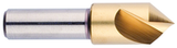 1-1/4" Size-1/2 Shank-82°-HSS Single Flute Countersink - Exact Tool & Supply