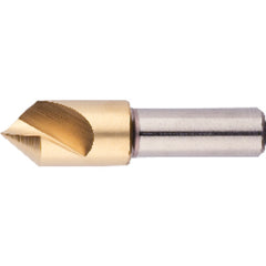 1/4″ Cutting Dia. 1/4″Shank Dia, 1 Flute, 60 Degrees, HSSCo Countersink Series/List #1754 - Exact Tool & Supply