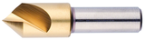 1-1/4" Size-1/2 Shank-60°-HSS Single Flute Countersink - Exact Tool & Supply