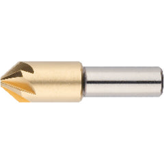 1/4″ Cutting Dia. 1/4″Shank Dia, 6 Flute, 90 Degrees, HSSCo Countersink Series/List #1755 - Exact Tool & Supply