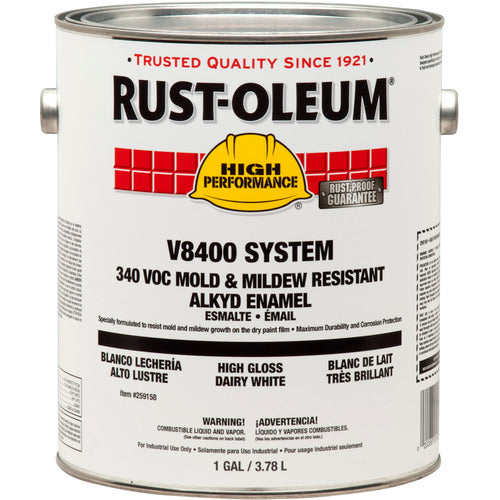 V8400 High Gloss Dairy White - Exact Tool & Supply