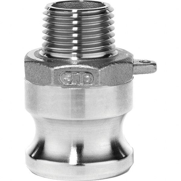 Value Collection - Suction & Discharge Hose Couplings Type: Cam & Groove Coupling Descriptor: Male Adapter Male NPT Thread - Exact Tool & Supply