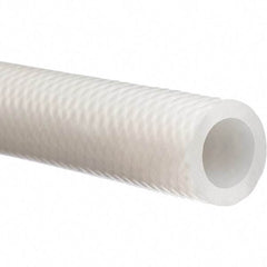 Value Collection - 3/8" ID x 11/16" OD, 2' Long, Silicone Reinforced (FDA) Tube - Clear, 215 Max psi, -100 to 440°F - Exact Tool & Supply
