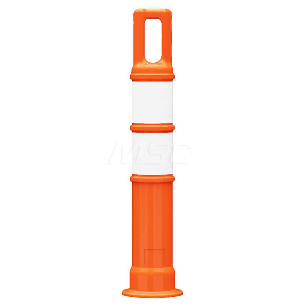 Traffic Barrels, Delineators & Posts; Type: Handle Top Delineator; Material: LDPE; Reflective: Yes; Base Needed: Yes; Height (Inch): 42; Width (Inch): 4-1/2; Additional Information: Sub Brand: Watchtower ™; Sheeting Grade: Diamond; Series: 7342; Stripe Wi