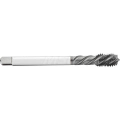 Spiral Flute Tap: #4-40, UNC, 2 Flute, 2-3 P, 3B Class of Fit, High Speed Steel-E, GLT-1 Finish 2.205″ OAL, Left Hand Flute, Left Hand Thread, X, Series Enorm Z