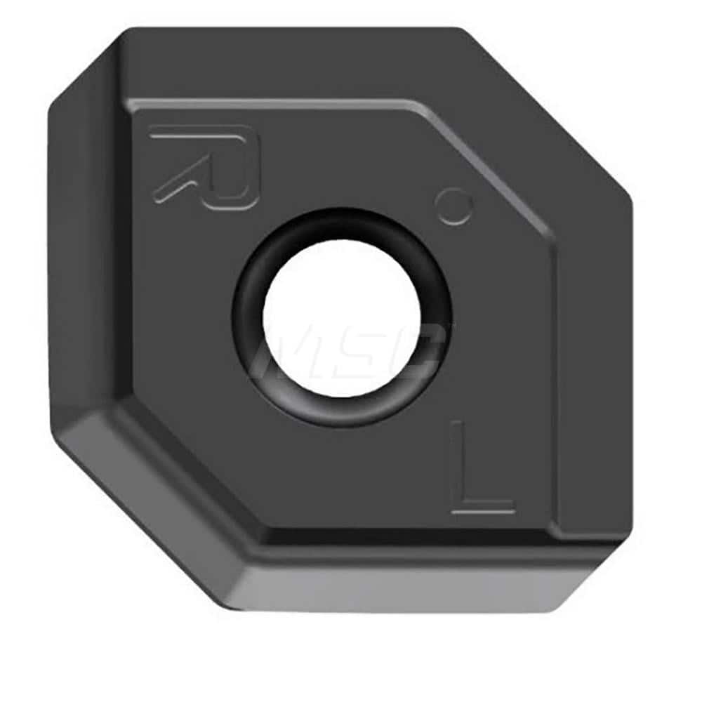 Milling Inserts; Insert Style: ONHU; Insert Size: 080612; Insert Material: Solid Carbide; Manufacturer Grade: YG5020; Thickness Range (Decimal Inch): 0.2200 to 0.2350; Corner Radius (Inch): 3/64; Series: ONHU; Cutting Direction: Neutral; Coating/Finish: T