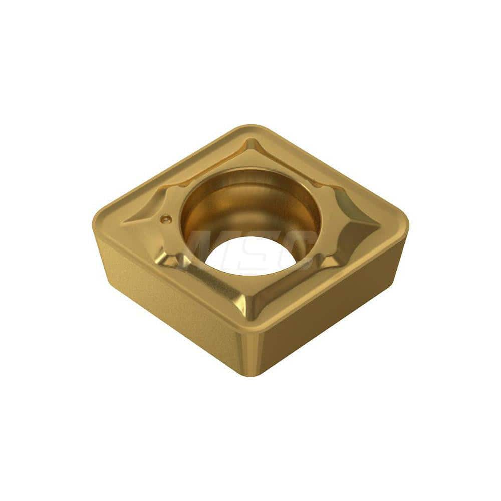 Turning Insert:  CCMT060208-UG YG801,  Solid Carbide TiAlN Finish,  0.2440″ Long,  1/4″ Inscribed Circle,  N/A Series  CCMT