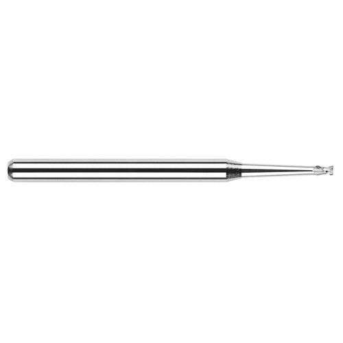 ‎Miniature End Mills - Clearance Cutters - 0.1870″ (3/16″) Cutter Diameter × 0.2810″ (9/32″) Length of Cut × 2° 1.5000″ (1-1/2″) Taper Reach Carbide Square End Mill, 2 Flutes - Exact Tool & Supply