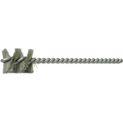 .640″ Nylox Micro Abrasive Tube Brush, 600 AO, 1″ Brush Length - Exact Tool & Supply