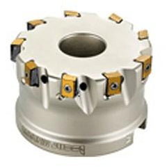 90° Arbor Mnt Face Mill- T490 FLN D1.50-4-.75-R-13; 1.5"Dia - Exact Tool & Supply