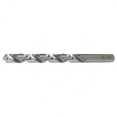 #12 RHS / RHC HSS 118 Degree Radial Point CLE-MAX Jobber Drill - Bright - Exact Tool & Supply