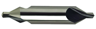6.3mm x 80mm OAL 60° HSS Center Drill-Bright Form A - Exact Tool & Supply