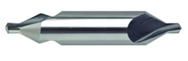 1.25mm x 35.5mm OAL 60° HSS LH Center Drill-Bright Form A - Exact Tool & Supply