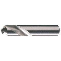 ‎5/8″ × 2-1/4″ OAL 118 Degree HSS Radial NC Spotting Drills Bright - Exact Tool & Supply