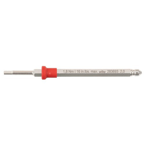2.0MM TORQUEFIX HEX BLADE - Exact Tool & Supply