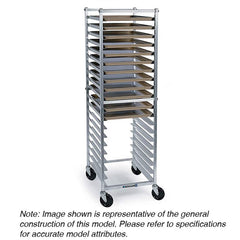 Lakeside - Storage Racks; Type: Pan Rack ; Width (Inch): 20-1/2 ; Height (Inch): 69 ; Depth (Inch): 26-1/2 ; Additional Information: Economical aluminum rack ships partially assembled. Welded ledge side panels bolt into cross-member frame pieces for adde - Exact Tool & Supply