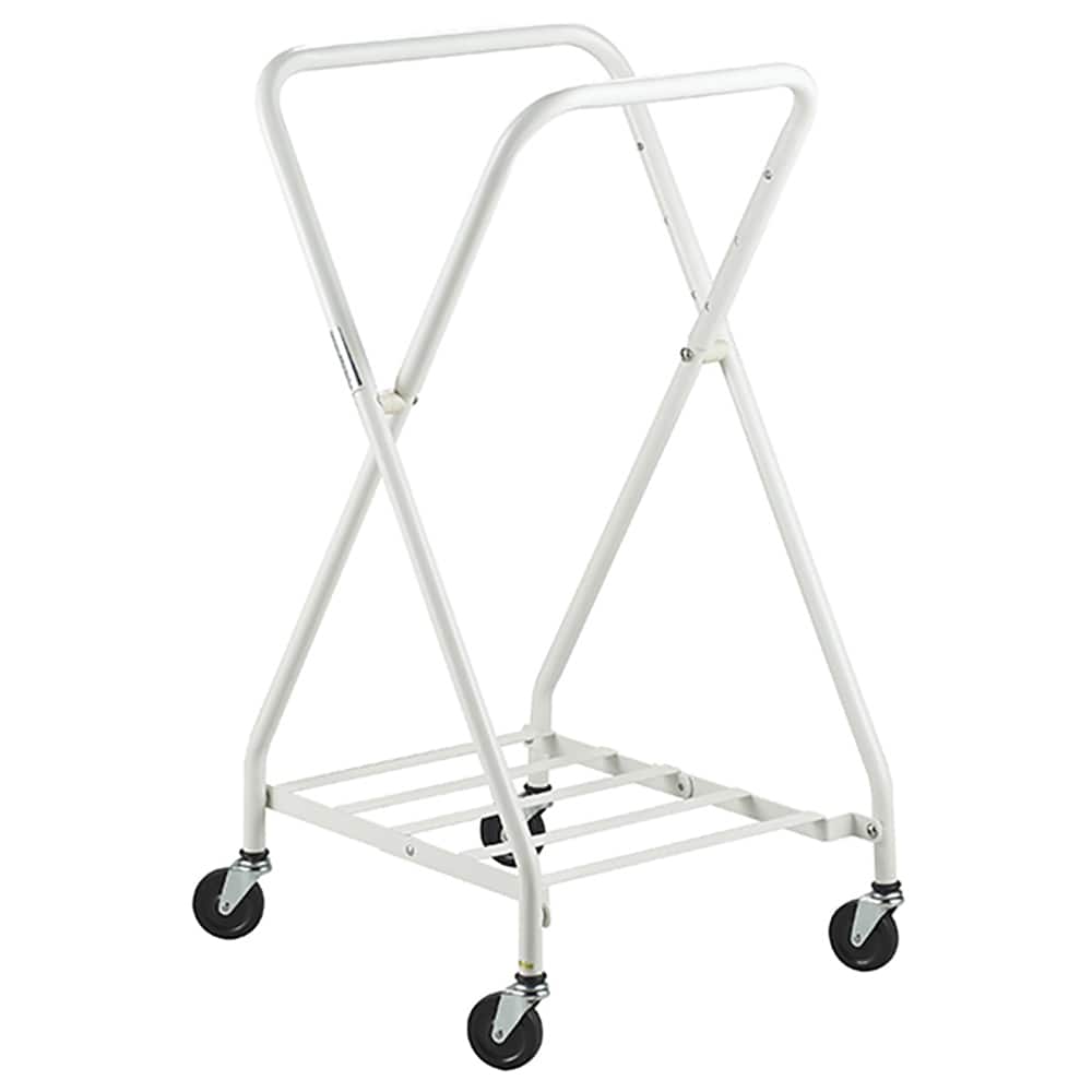 Lakeside - Janitor Carts & Caddies; Type: Clothes Hamper ; Material: Chrome Steel ; Width (Inch): 20 ; Length: 20 (Inch); Height (Inch): 39-1/2 ; Additional Information: When not in use, it folds for compact storage. Folded dimensions are 43"Hx20"Wx3.75" - Exact Tool & Supply