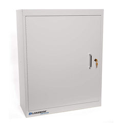 Lakeside - Medicine Cabinets; Mounting Style: Wall Mounted ; Material: Powder Coated Steel ; Height (Inch): 30 ; Width (Inch): 10 ; Depth (Inch): 24 ; Number of Shelves: 3 - Exact Tool & Supply