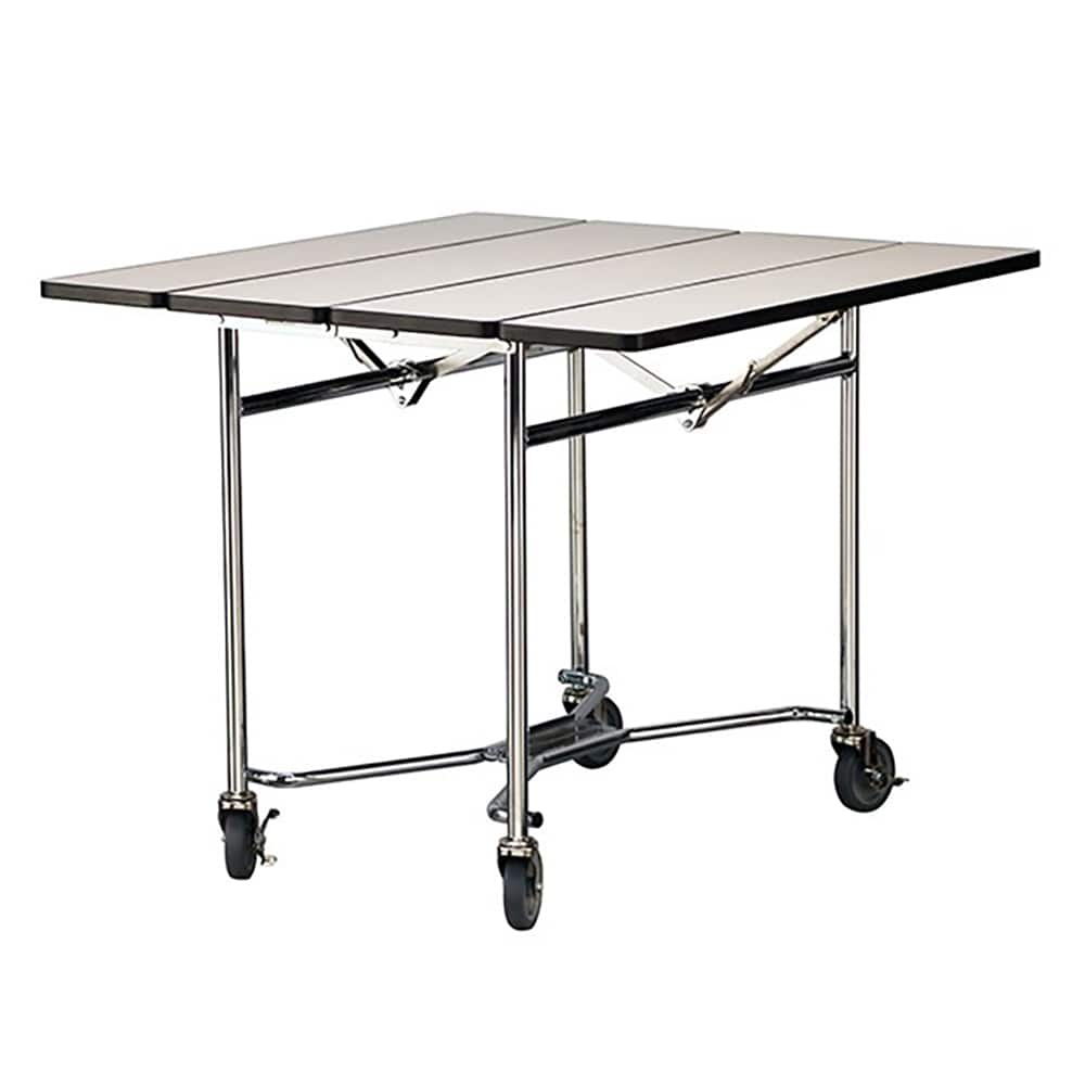 Lakeside - 36" Wide x 30" High x 36" Deep, Mobile Room Service Table - Exact Tool & Supply