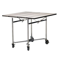 Lakeside - 36" Wide x 30" High x 36" Deep, Mobile Room Service Table - Exact Tool & Supply