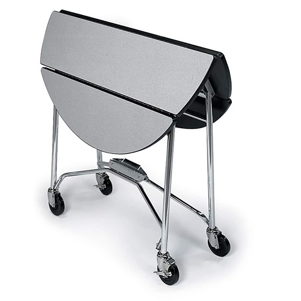 Lakeside - 40" Wide x 30" High x 40" Deep, Mobile Room Service Table - Exact Tool & Supply