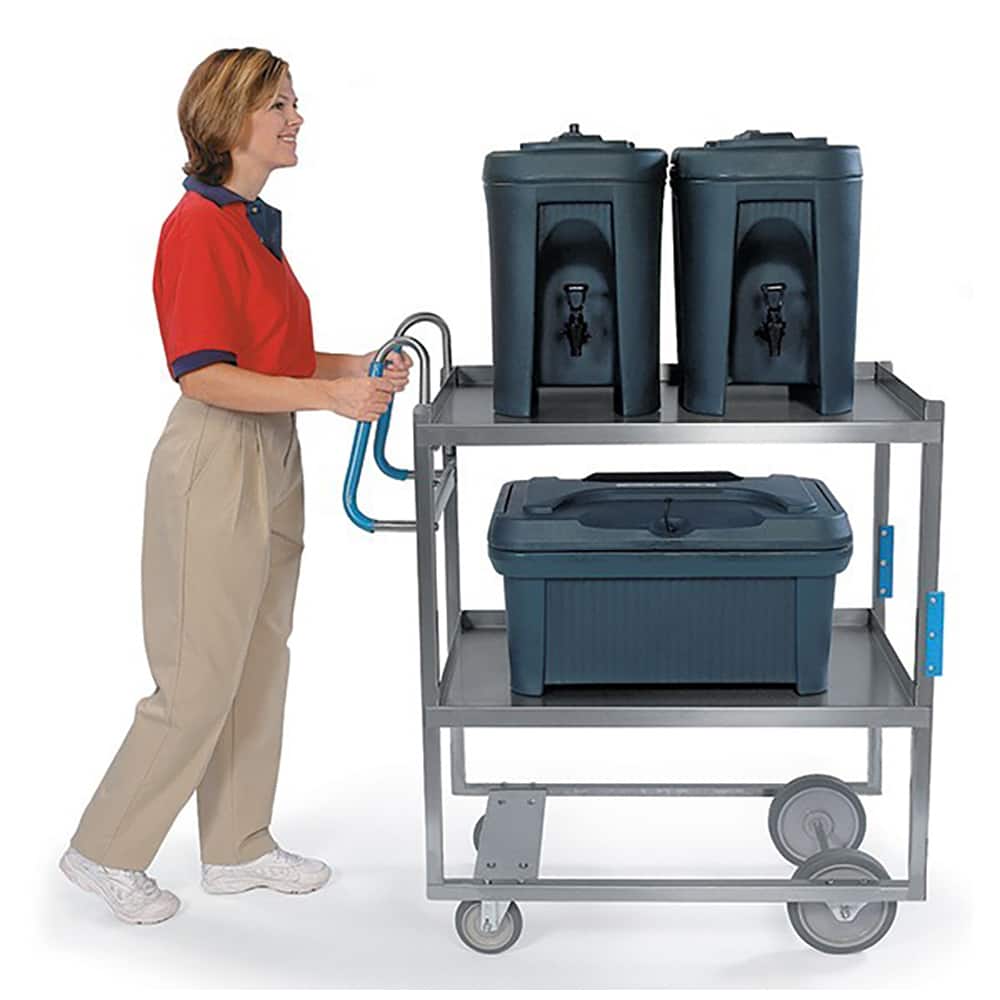 Lakeside - Carts; Type: Utility Cart ; Load Capacity (Lb.): 700.000 ; Number of Slots: 0 ; Number of Shelves: 2 ; Width (Inch): 21-5/8 ; Length (Inch): 41-3/8 - Exact Tool & Supply