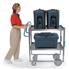 Lakeside - Carts; Type: Utility Cart ; Load Capacity (Lb.): 700.000 ; Number of Slots: 0 ; Number of Shelves: 2 ; Width (Inch): 21-5/8 ; Length (Inch): 41-3/8 - Exact Tool & Supply
