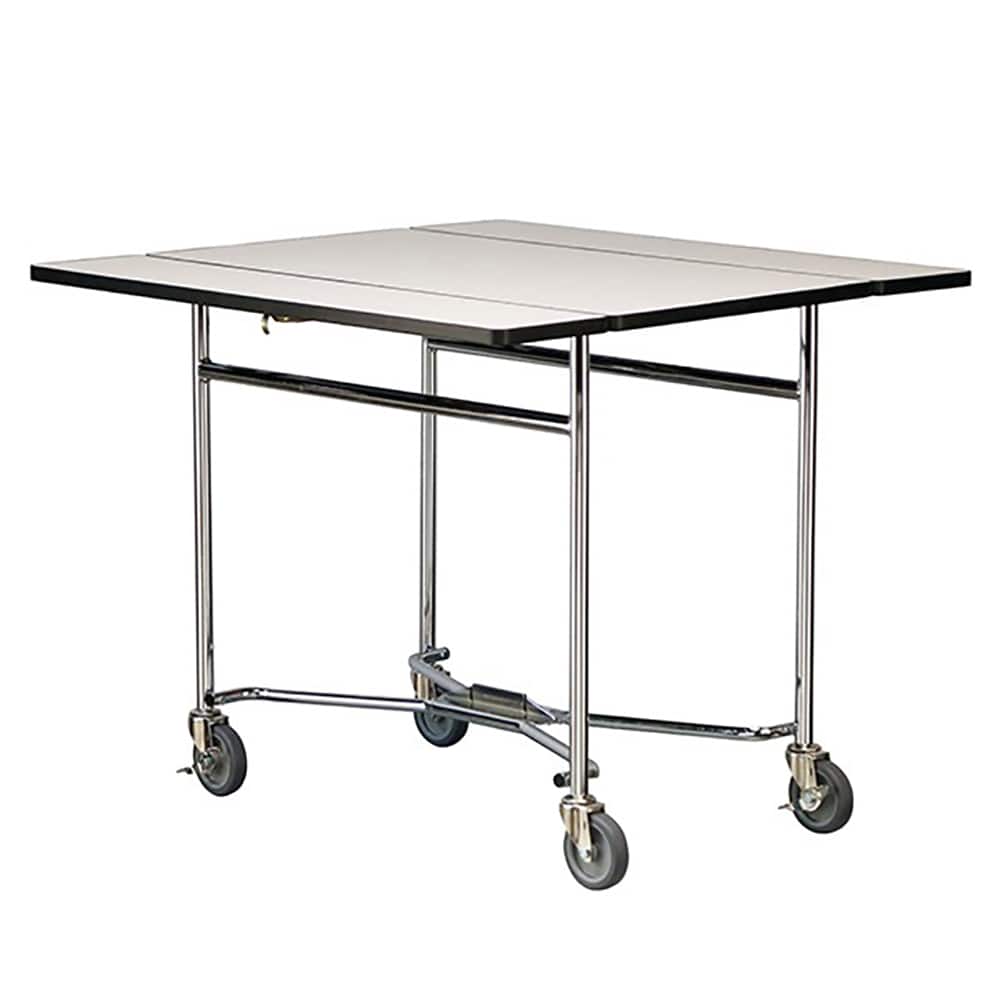 Lakeside - 36" Wide x 30" High x 36" Deep, Mobile Room Service Table - Exact Tool & Supply