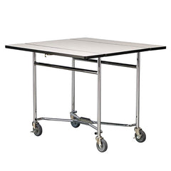 Lakeside - 36" Wide x 30" High x 36" Deep, Mobile Room Service Table - Exact Tool & Supply