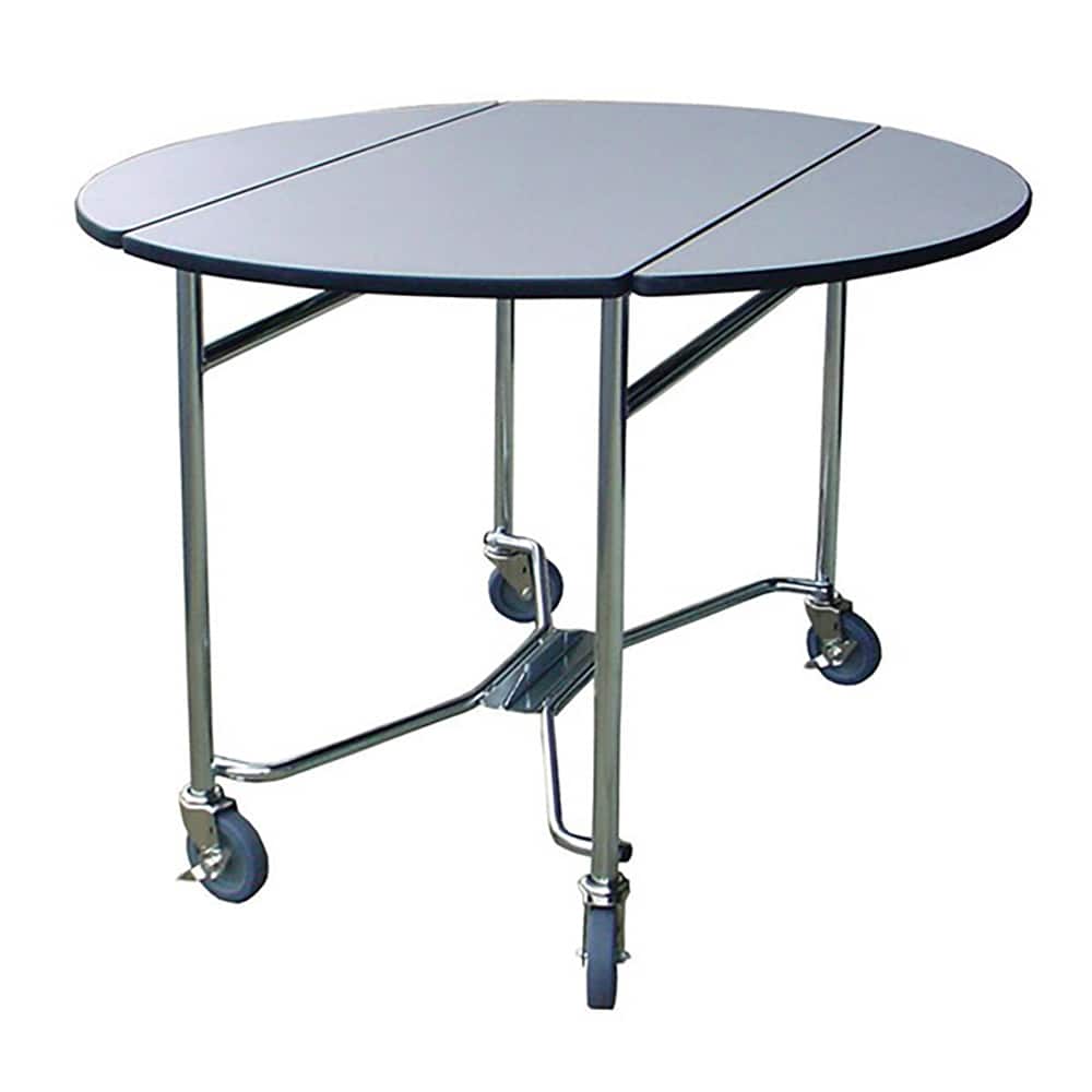 Lakeside - 40" Wide x 30" High x 40" Deep, Mobile Room Service Table - Exact Tool & Supply