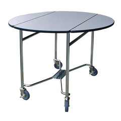 Lakeside - 40" Wide x 30" High x 40" Deep, Mobile Room Service Table - Exact Tool & Supply