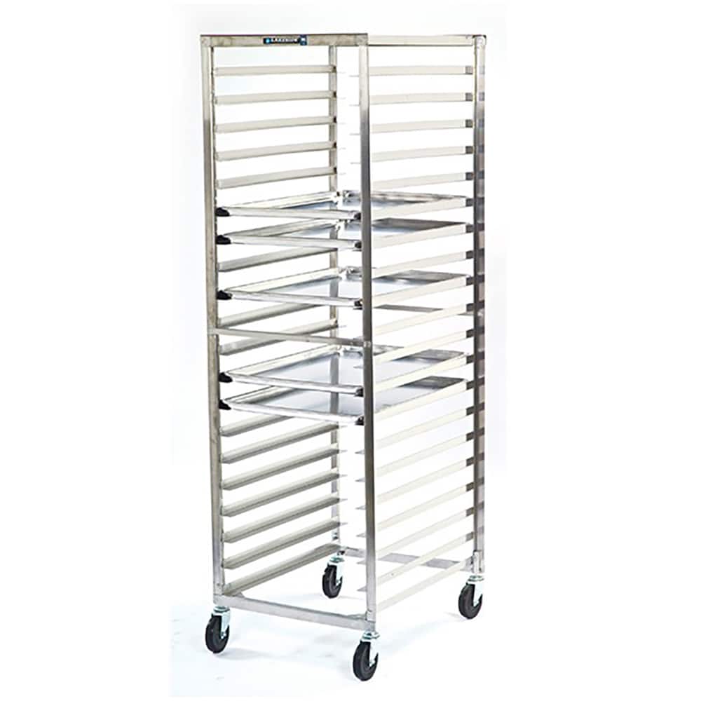 Lakeside - Storage Racks; Type: Pan Rack ; Width (Inch): 21 ; Height (Inch): 67-1/2 ; Depth (Inch): 27-1/4 ; Additional Information: Welded stainless steel - Exact Tool & Supply