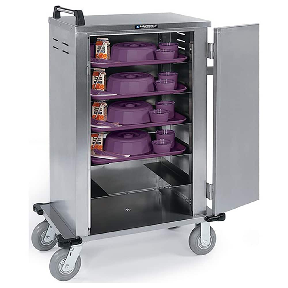 Lakeside - Carts; Type: Tray Delivery Cart ; Load Capacity (Lb.): 250.000 ; Number of Slots: 6 ; Number of Shelves: 0 ; Width (Inch): 32-1/4 ; Length (Inch): 21-3/4 - Exact Tool & Supply