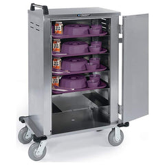 Lakeside - Carts; Type: Tray Delivery Cart ; Load Capacity (Lb.): 250.000 ; Number of Slots: 6 ; Number of Shelves: 0 ; Width (Inch): 32-1/4 ; Length (Inch): 21-3/4 - Exact Tool & Supply