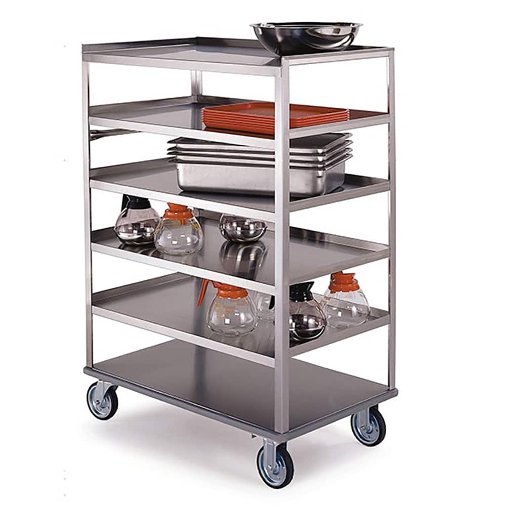 Lakeside - Carts; Type: Utility Cart ; Load Capacity (Lb.): 500.000 ; Number of Slots: 0 ; Number of Shelves: 6 ; Width (Inch): 22-1/4 ; Length (Inch): 36-3/8 - Exact Tool & Supply