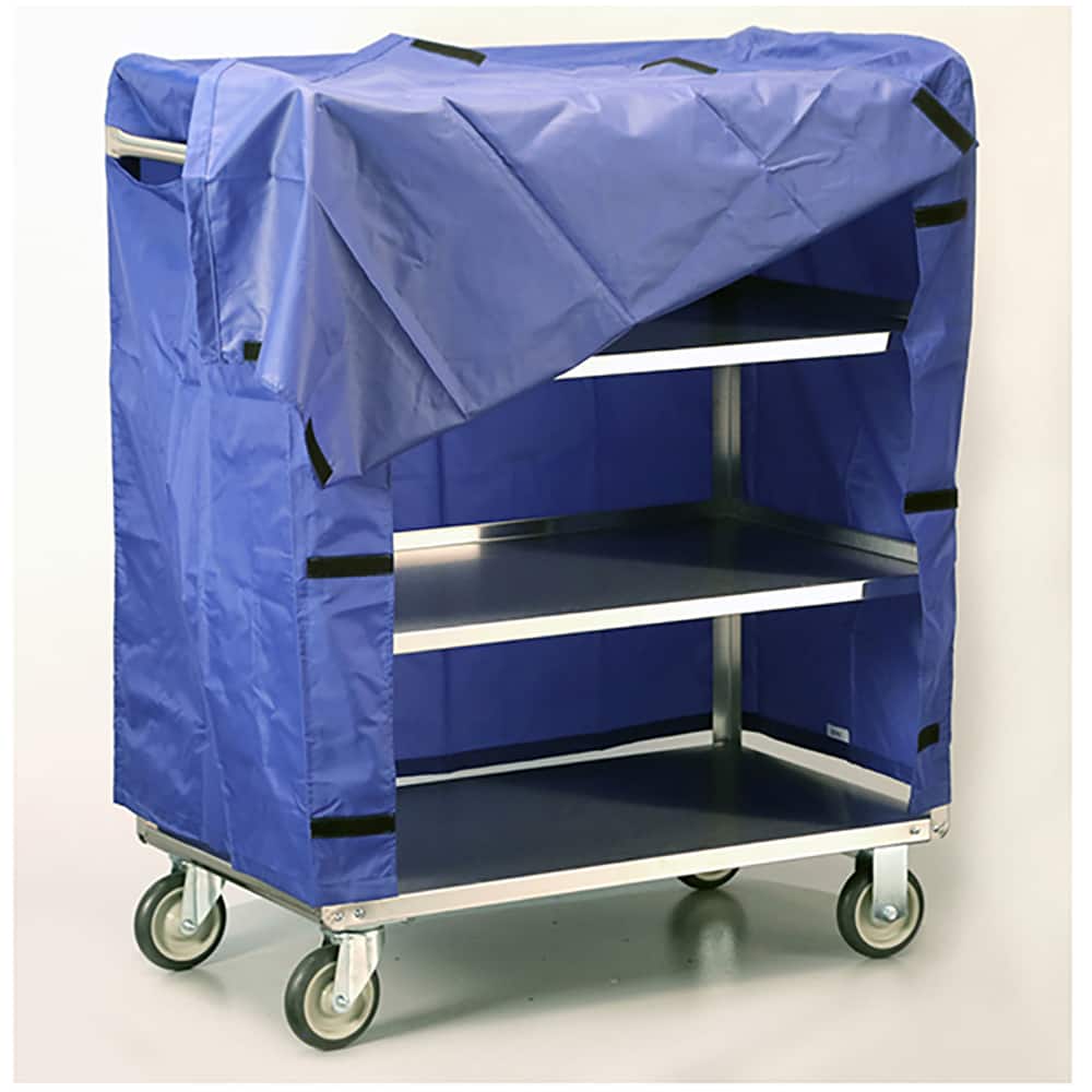 Lakeside - Carts; Type: Linen Cart ; Load Capacity (Lb.): 400.000 ; Number of Slots: 0 ; Number of Shelves: 4 ; Width (Inch): 22-1/4 ; Length (Inch): 36-3/8 - Exact Tool & Supply
