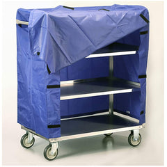 Lakeside - Carts; Type: Linen Cart ; Load Capacity (Lb.): 400.000 ; Number of Slots: 0 ; Number of Shelves: 4 ; Width (Inch): 22-1/4 ; Length (Inch): 36-3/8 - Exact Tool & Supply